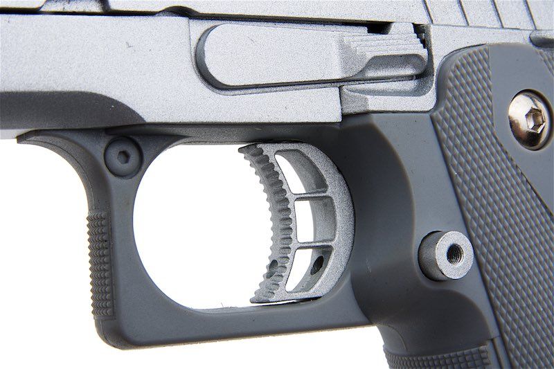 Army Armament R609 HI-CAPA グリーン ガス エアソフトピストル - 銀(ぎん)-AIRSOFT GOGO エアガン・サバゲー用品通販