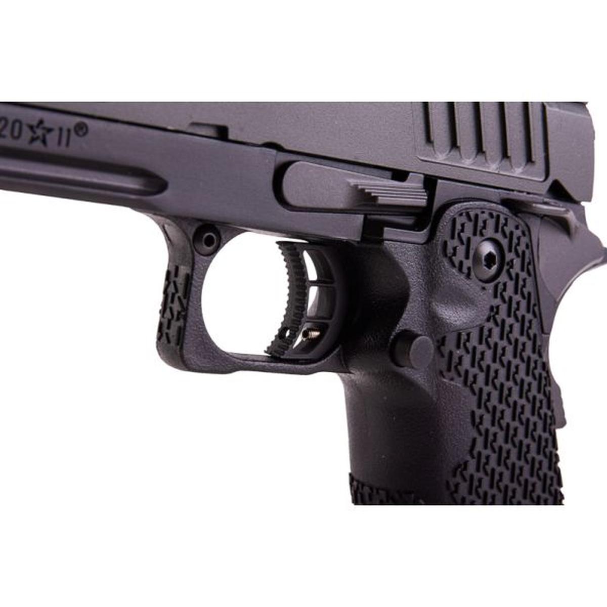 Army Armament Staccato P 2011 ガス エアソフト ピストル - ブラック (R611-3)-AIRSOFT GOGO エアガン・サバゲー用品通販