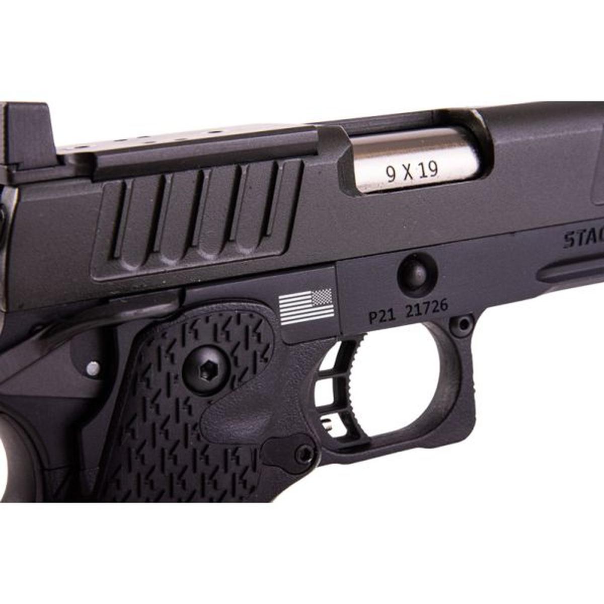 Army Armament Staccato P 2011 ガス エアソフト ピストル - ブラック (R611-3)-AIRSOFT GOGO エアガン・サバゲー用品通販