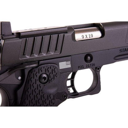 Army Armament Staccato P 2011 ガス エアソフト ピストル - ブラック (R611-3)-AIRSOFT GOGO エアガン・サバゲー用品通販
