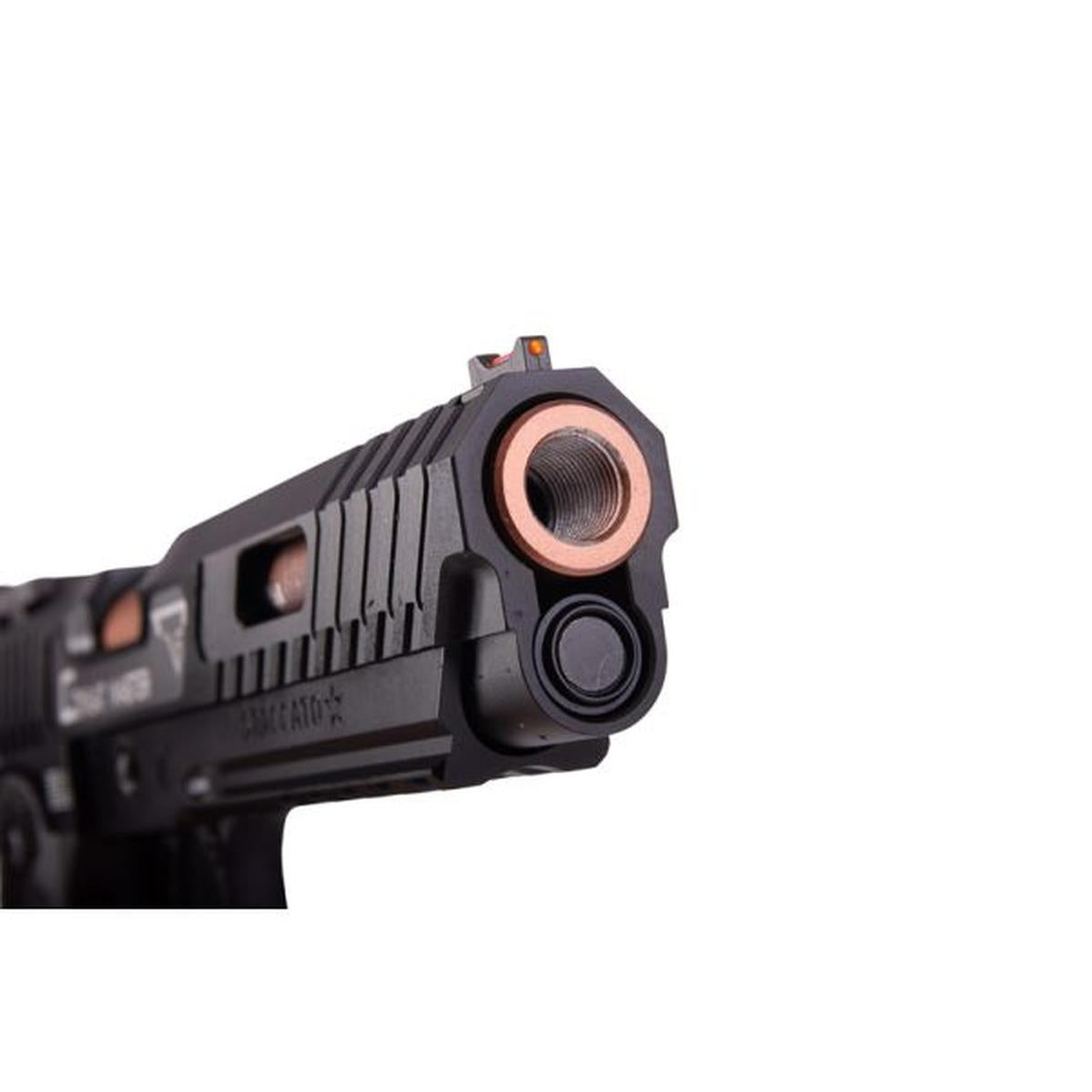 ARMY ARMAMENT スタッカート 2011 X TTI JW3 コンバット マスター GBB エアソフト ピストル - ブラック-AIRSOFT GOGO エアガン・サバゲー用品通販