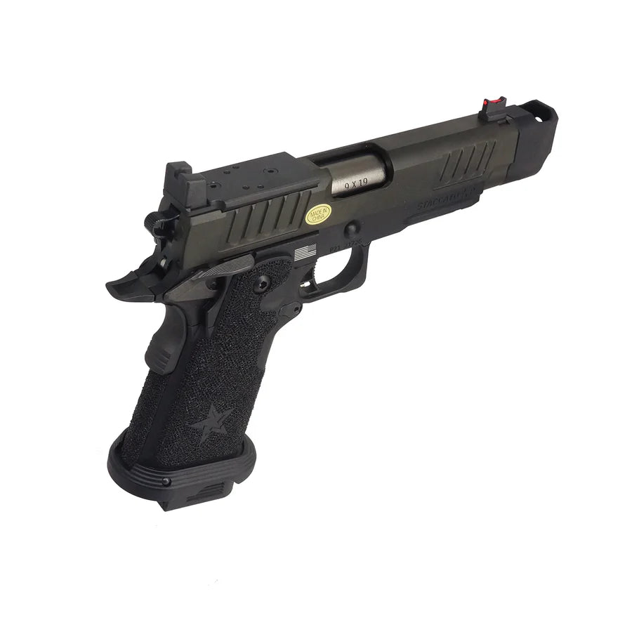 Army Armament スタッカート P コンプ 2011 スティップリンググリップ GBB エアソフトガン (ARMY-R611-2A)-AIRSOFT GOGO エアガン・サバゲー用品通販