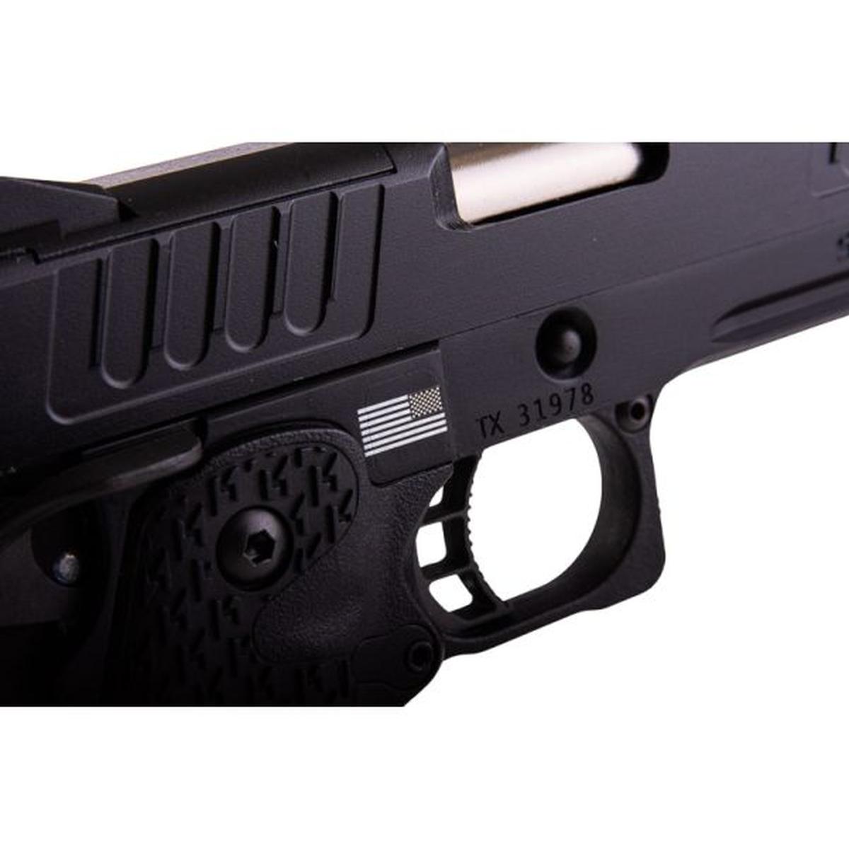 Army Armament スタッカート XC 2011 ガスエアソフトピストル - ブラック-AIRSOFT GOGO エアガン・サバゲー用品通販