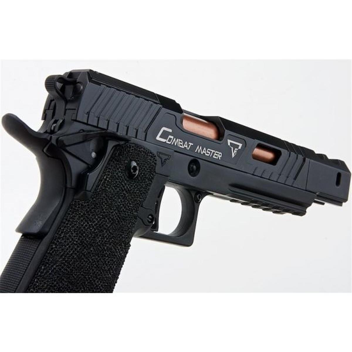 ARMY ARMAMENT ジョン ウィック 3 タラン タクティカル コンバット マスター アルファ GBB エアソフト ピストル RMR カット付き - ブラック-AIRSOFT GOGO エアガン・サバゲー用品通販
