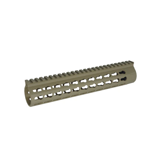 Army Force 10 インチ URX KeyMod ハンドガード AR / M4 シリーズ用 - ダークアース-AIRSOFT GOGO エアガン・サバゲー用品通販