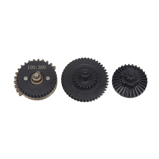 Army Force 100:300 スチール CNC ヘリカルギアセット AEG 用 (AF-IN0156) - ブラック-AIRSOFT GOGO エアガン・サバゲー用品通販