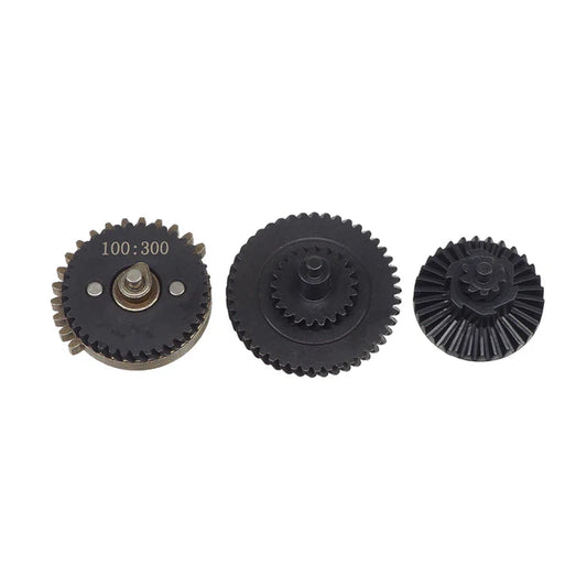 Army Force 100:300 スチール CNC ヘリカルギアセット AEG 用 (AF-IN0156) - ブラック-AIRSOFT GOGO エアガン・サバゲー用品通販