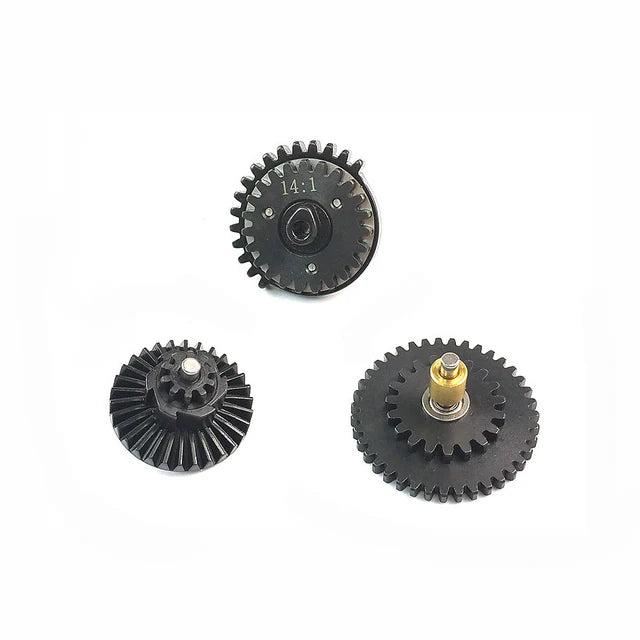 Army Force 14:1 3mm スチール CNC ベアリング ギア セット AEG エアソフトガン用 (AF-IN0185) - ブラック-AIRSOFT GOGO エアガン・サバゲー用品通販