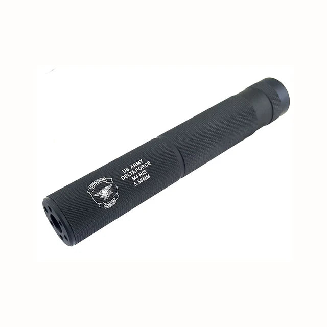 Army Force 190 x 30mm エアソフトサプレッサー (AF-SI0096) - ブラック, ノーロイド / デルタフォース-AIRSOFT GOGO エアガン・サバゲー用品通販