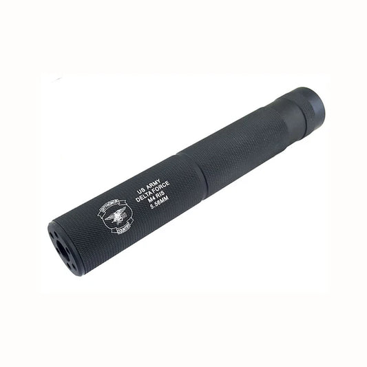 Army Force 190 x 30mm エアソフトサプレッサー (AF-SI0096) - ブラック, ノーロイド / デルタフォース-AIRSOFT GOGO エアガン・サバゲー用品通販