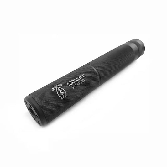 Army Force 190 x 30mm エアソフトサプレッサー (AF-SI0101) - ブラック, ノーロイド / エアボーン-AIRSOFT GOGO エアガン・サバゲー用品通販