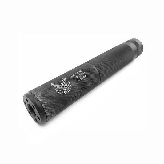 Army Force 190 x 30mm エアソフトサプレッサー (AF-SI0103) - ブラック, ノーロイド / エアフォース-AIRSOFT GOGO エアガン・サバゲー用品通販