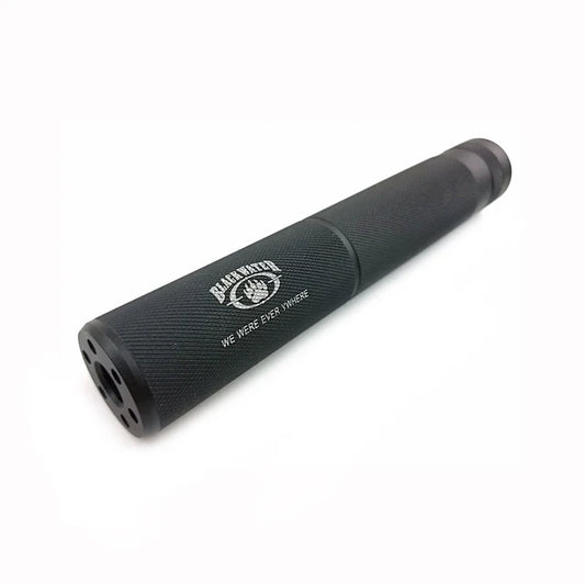 Army Force 190 x 30mm エアソフトサプレッサー (AF-SI0119) - ブラック, ノーロイド / ブラックウォーター-AIRSOFT GOGO エアガン・サバゲー用品通販