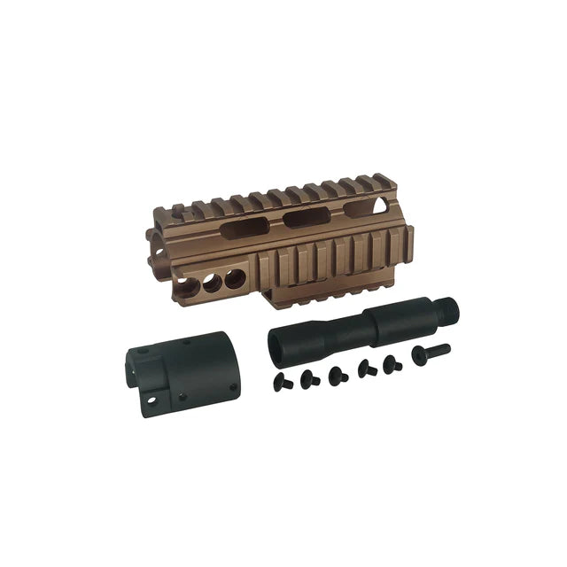 Army Force 5インチ ハンドガードエクステンション SCAR-H エアソフトガン用 (AF-RAS067) - ダークアース-AIRSOFT GOGO エアガン・サバゲー用品通販