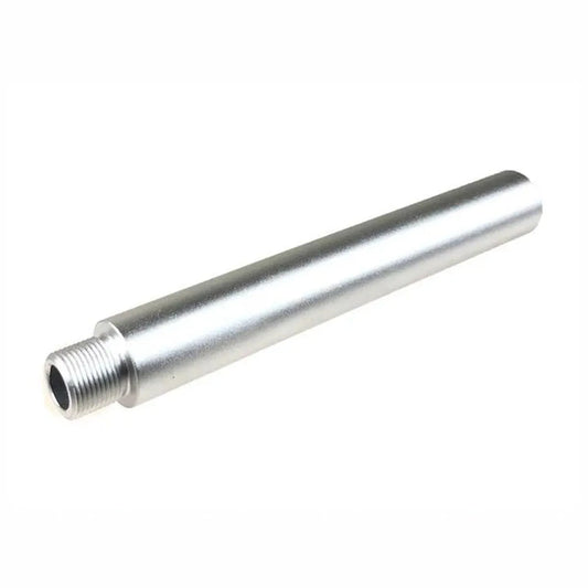 Army Force 5インチバレルエクステンション 14mm用 (AF-OB011) - シルバー-AIRSOFT GOGO エアガン・サバゲー用品通販