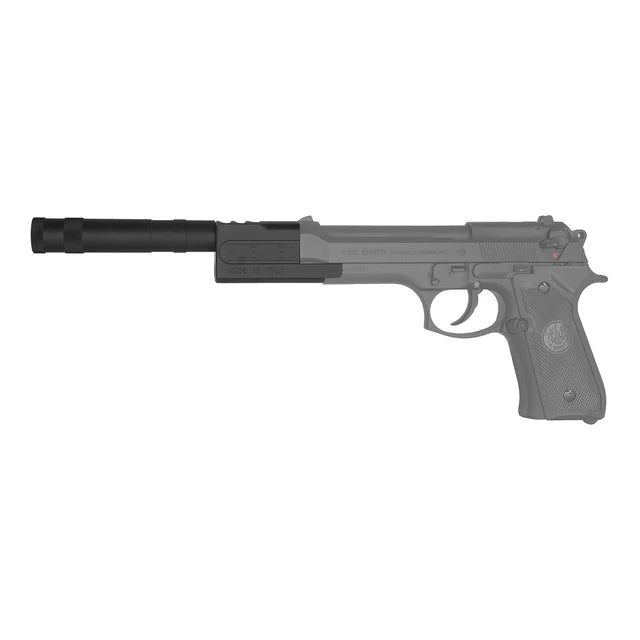 Army Force ALGIMEC スタイル コンペンセイター (サプレッサー付き) M9 エアソフトガン用 (AF-SI0146)-AIRSOFT GOGO エアガン・サバゲー用品通販