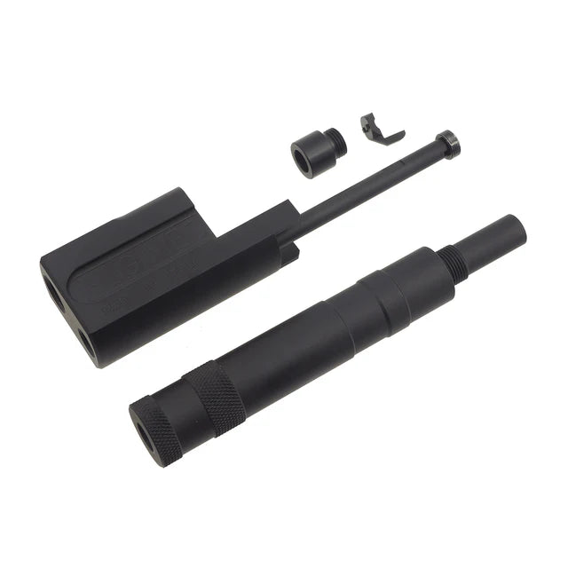 Army Force ALGIMEC スタイル コンペンセイター (サプレッサー付き) M9 エアソフトガン用 (AF-SI0146)-AIRSOFT GOGO エアガン・サバゲー用品通販