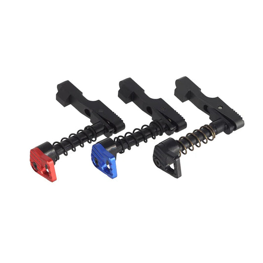 Army Force CNC アルミ アンビマガジンキャッチ AR / M4 AEG 用 (AF-EX075) - ブルー-AIRSOFT GOGO エアガン・サバゲー用品通販