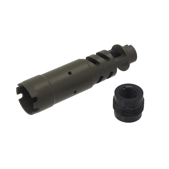 Army Force DTK シュトゥルム マズルブレーキ ( FL0064 ) - ブラック-AIRSOFT GOGO エアガン・サバゲー用品通販