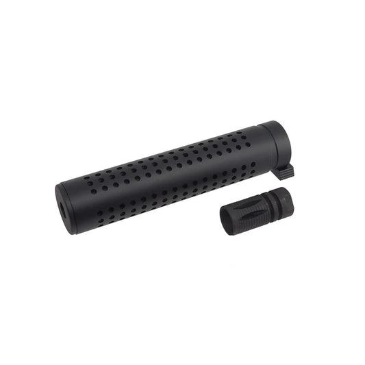 Army Force KAC スタイル M4 QD サプレッサー フラッシュハイド付き (SI0016)- ブラック-AIRSOFT GOGO エアガン・サバゲー用品通販