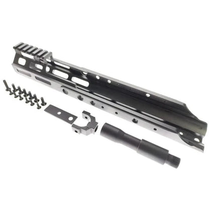 Army Force M-Lok ハンドガードエクステンション SCAR-H エアソフトガン用 (AF-RAS068) - ブラック-AIRSOFT GOGO エアガン・サバゲー用品通販