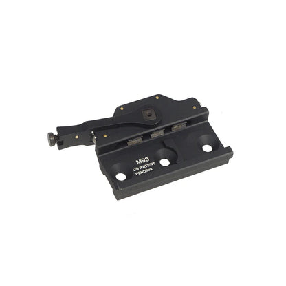Army Force M93 QD フラッシュライトマウント 20mm レール用 (AF-MT0110) - ブラック-AIRSOFT GOGO エアガン・サバゲー用品通販