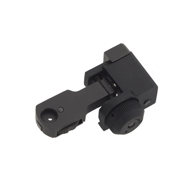 Army Force MAD BUIS フリップアップリアサイト 20mmレール用 (AF-SG022) - ブラック-AIRSOFT GOGO エアガン・サバゲー用品通販