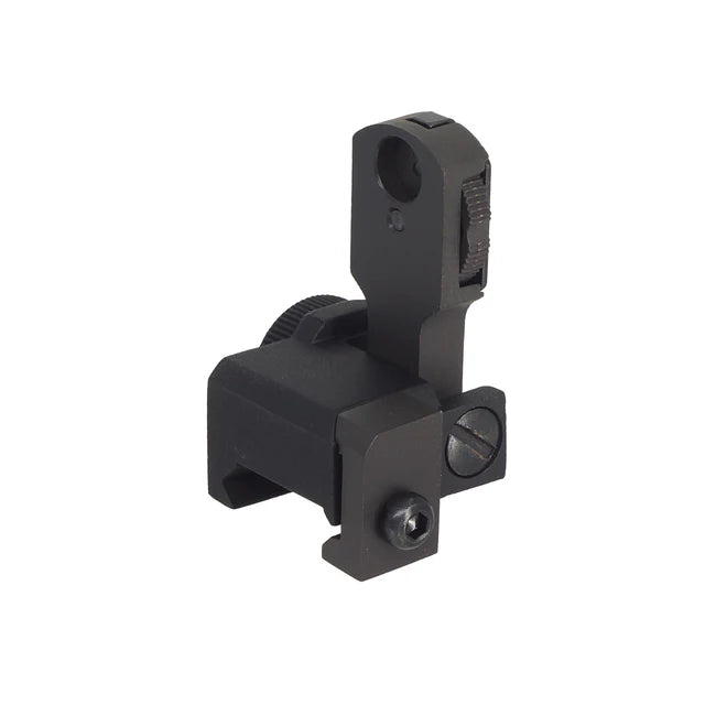 Army Force MAD BUIS フリップアップリアサイト 20mmレール用 (AF-SG022) - ブラック-AIRSOFT GOGO エアガン・サバゲー用品通販