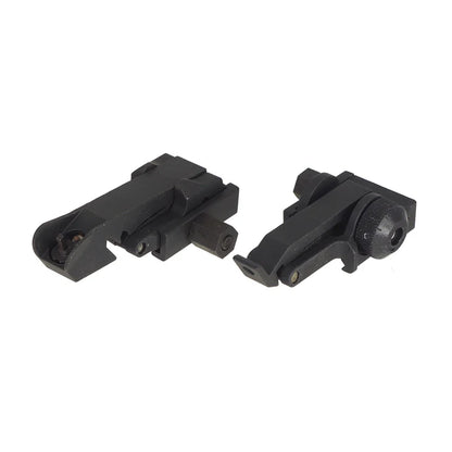 Army Force マンゴーン フリップアップサイトセット (AF-SG023) - ブラック-AIRSOFT GOGO エアガン・サバゲー用品通販