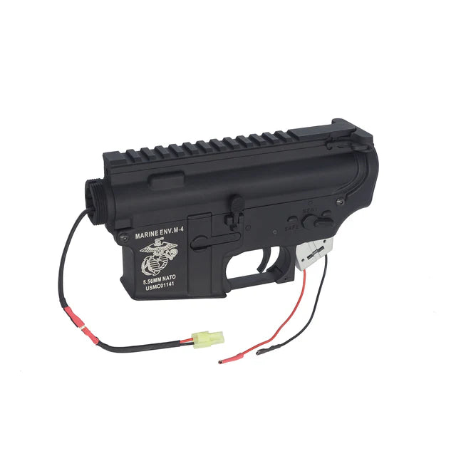 Army Force メタルレシーバー 完全 QD ギアボックス付き M4 AEG 用(MR003)- ブラック-AIRSOFT GOGO エアガン・サバゲー用品通販