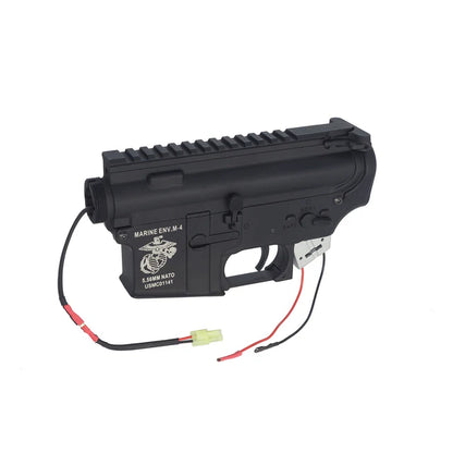 Army Force メタルレシーバー 完全 QD ギアボックス付き M4 AEG 用(MR003)- ブラック-AIRSOFT GOGO エアガン・サバゲー用品通販