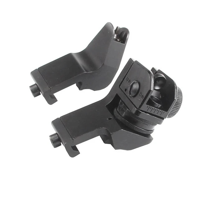 Army Force RTS バックアップサイトセット 20mm用 (AF-SG0009) - ブラック-AIRSOFT GOGO エアガン・サバゲー用品通販