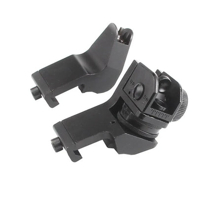 Army Force RTS バックアップサイトセット 20mm用 (AF-SG0009) - ブラック-AIRSOFT GOGO エアガン・サバゲー用品通販