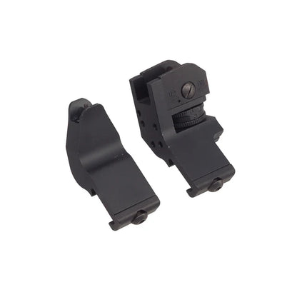 Army Force RTS バックアップサイトセット 20mm用 (AF-SG0009) - ブラック-AIRSOFT GOGO エアガン・サバゲー用品通販