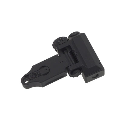 Army Force タクティカルリアフォールディングマイクロサイト 20mmレール用 (AF-SG053) - ブラック-AIRSOFT GOGO エアガン・サバゲー用品通販
