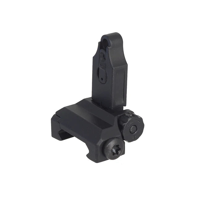 Army Force タクティカルリアフォールディングマイクロサイト 20mmレール用 (AF-SG053) - ブラック-AIRSOFT GOGO エアガン・サバゲー用品通販
