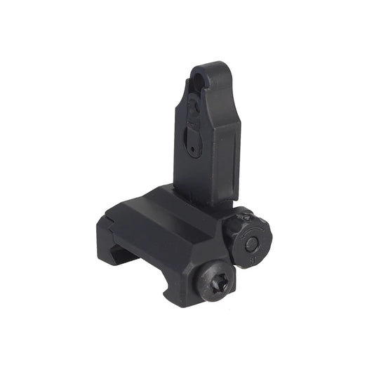 Army Force タクティカルリアフォールディングマイクロサイト 20mmレール用 (AF-SG053) - ブラック-AIRSOFT GOGO エアガン・サバゲー用品通販