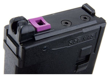 Army x T8 Tokyo Marui MWS マガジン (P30) ウィンドウ付き (35発 エアソフト グリーンガスマガジン) - ブラック-AIRSOFT GOGO エアガン・サバゲー用品通販