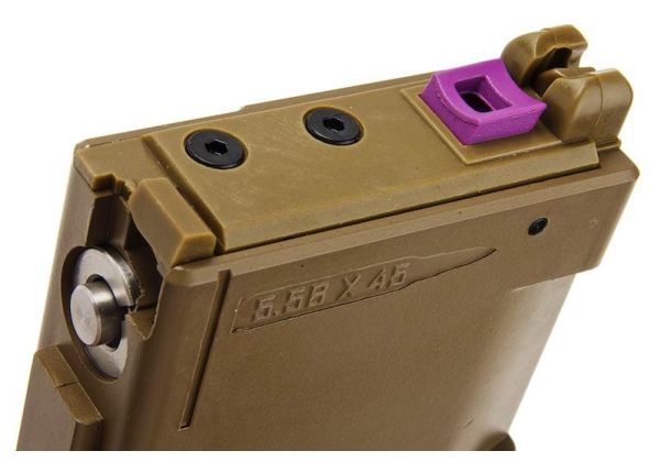 Army x T8 Tokyo Marui MWS マガジン (P30) ウィンドウ付き (35発 エアソフト グリーンガスマガジン) - FDE-AIRSOFT GOGO エアガン・サバゲー用品通販