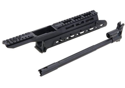 Arron Smith マルイ AKM GBBR エアソフトガン Sスタイル MK2.1 ハンドガードレイルキット - ブラック-AIRSOFT GOGO エアガン・サバゲー用品通販