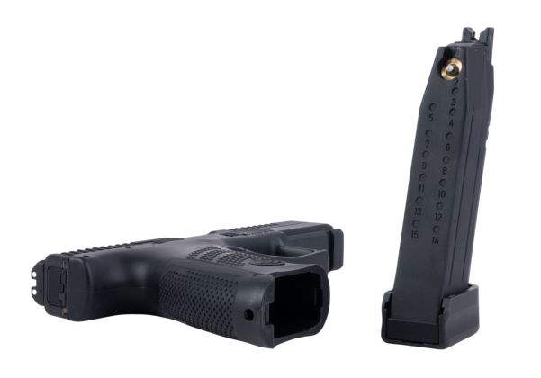 ASG CZ P-10C GBB ピストル エアソフトガン (CO2 バージョン、標準) - ブラック-AIRSOFT GOGO エアガン・サバゲー用品通販