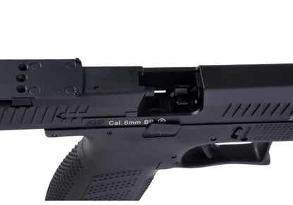 ASG CZ P-10C GBB ピストル エアソフトガン (CO2 バージョン、光学機器対応) - ブラック-AIRSOFT GOGO エアガン・サバゲー用品通販