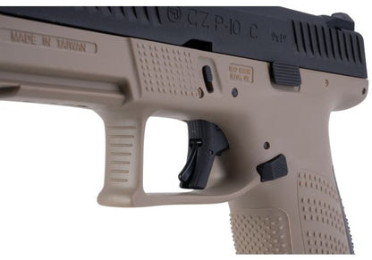 ASG CZ P-10C GBB ピストル エアソフトガン (CO2 バージョン、光学機器対応) - ブラック-AIRSOFT GOGO エアガン・サバゲー用品通販