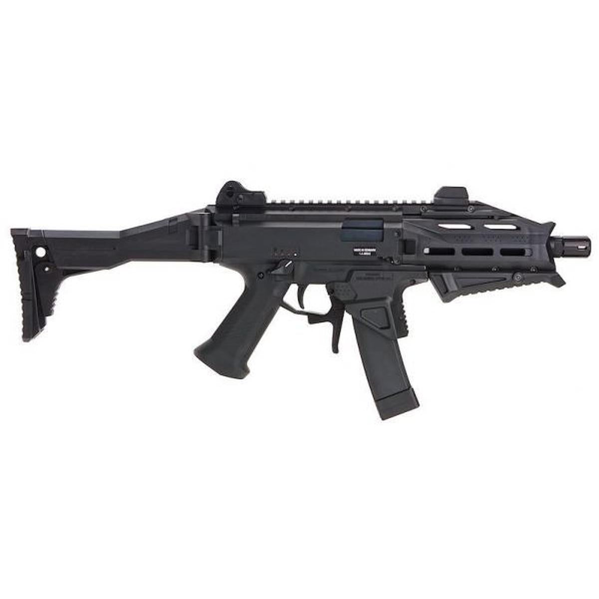 ASG CZ SCORPION EVO 3 ATEC エアソフト AEG ライフル - ブラック (2 つの追加マガジン付き)-AIRSOFT GOGO エアガン・サバゲー用品通販