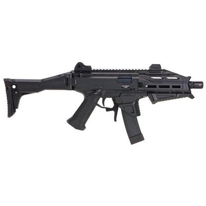 ASG CZ SCORPION EVO 3 ATEC エアソフト AEG ライフル - ブラック (2 つの追加マガジン付き)-AIRSOFT GOGO エアガン・サバゲー用品通販