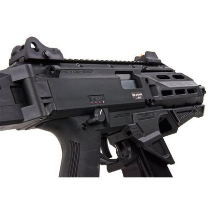 ASG CZ SCORPION EVO 3 ATEC エアソフト AEG ライフル - ブラック (2 つの追加マガジン付き)-AIRSOFT GOGO エアガン・サバゲー用品通販