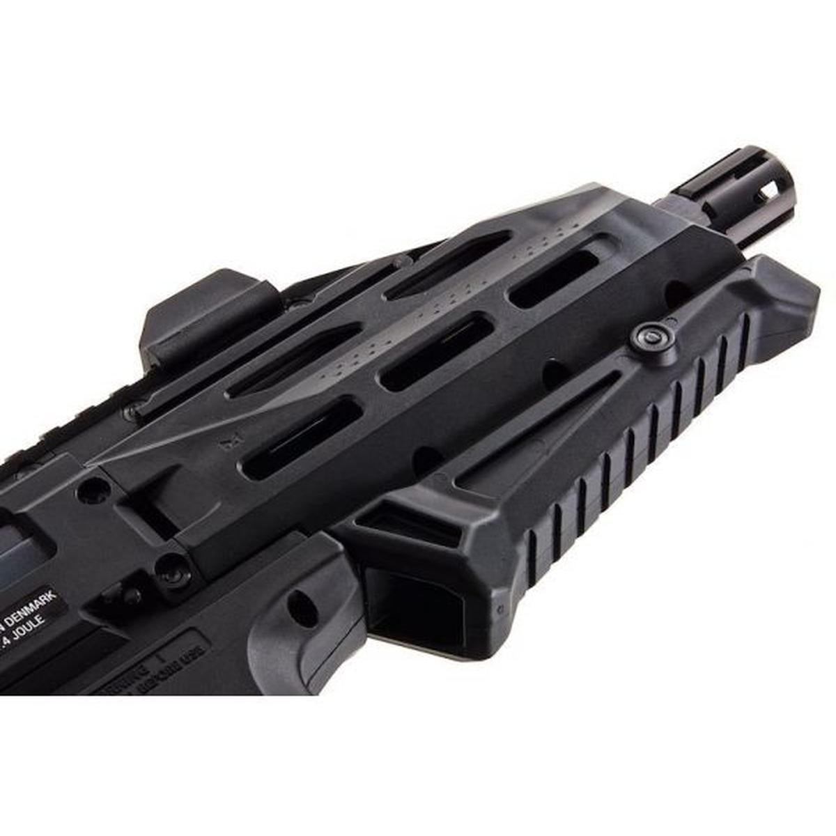 ASG CZ SCORPION EVO 3 ATEC エアソフト AEG ライフル - ブラック (2 つの追加マガジン付き)-AIRSOFT GOGO エアガン・サバゲー用品通販