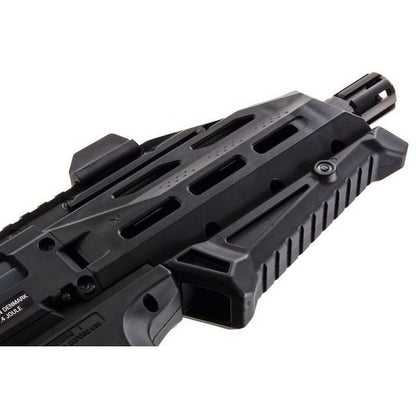 ASG CZ SCORPION EVO 3 ATEC エアソフト AEG ライフル - ブラック (2 つの追加マガジン付き)-AIRSOFT GOGO エアガン・サバゲー用品通販