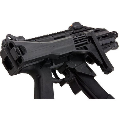 ASG CZ SCORPION EVO 3 ATEC エアソフト AEG ライフル - ブラック (2 つの追加マガジン付き)-AIRSOFT GOGO エアガン・サバゲー用品通販