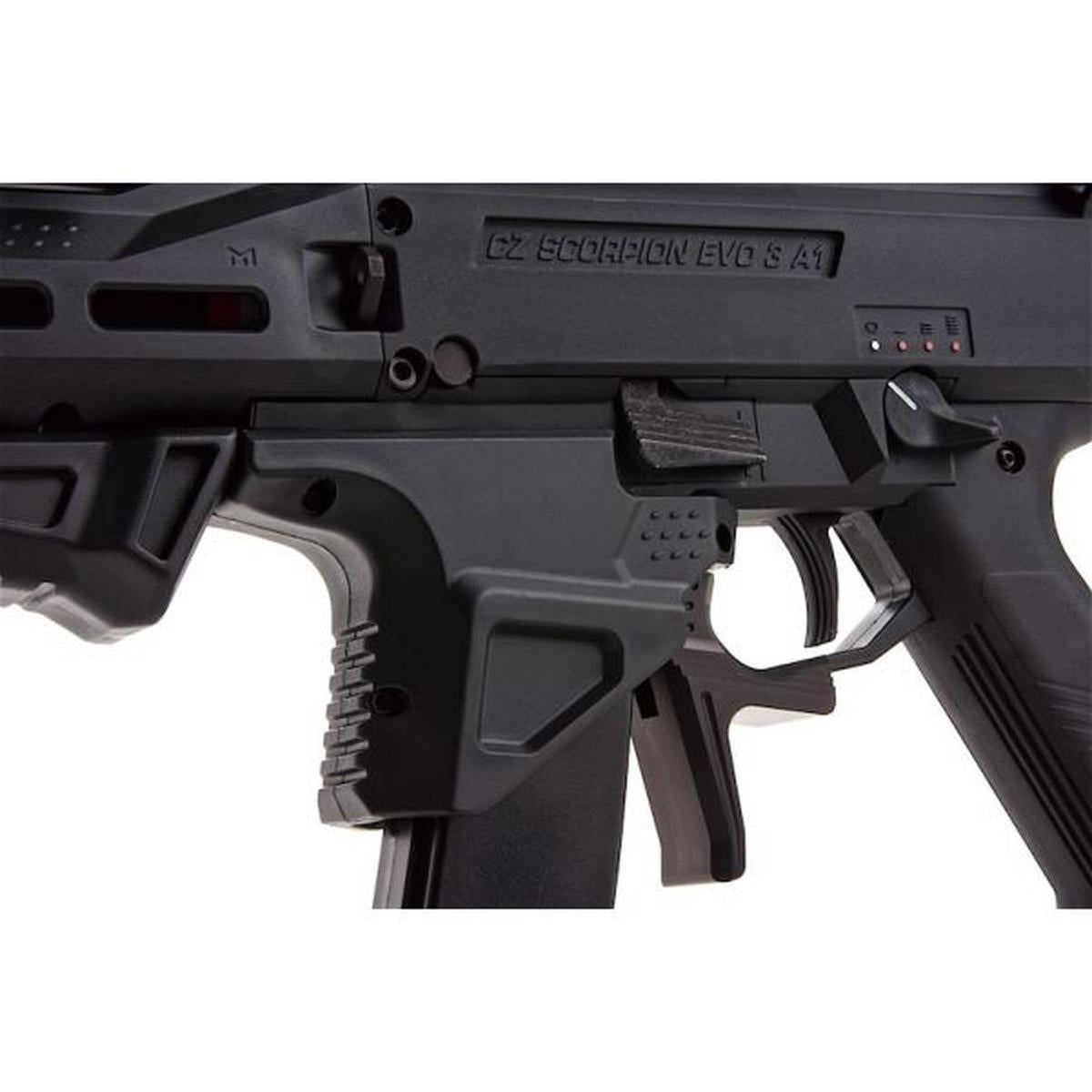 ASG CZ SCORPION EVO 3 ATEK エアソフト AEG ライフル - ブラック-AIRSOFT GOGO エアガン・サバゲー用品通販